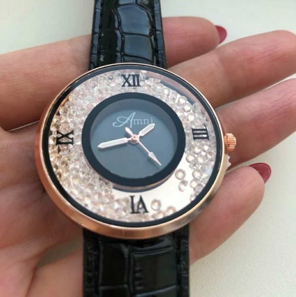 2018 Fashion Women Rhinestone Watches Luxury Leath - Picture 2 of 4
